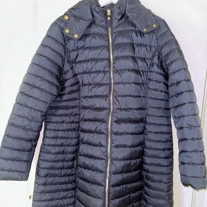 Joules Navy Polka Dot Lined Jacket